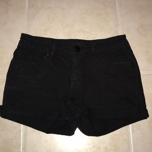 BDG Urban Oufitters black denim shorts